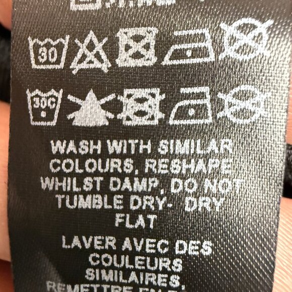 NWT Women's TOPSHOP Borg Quarter Zip Black Fleece Pullover Hoodie | Size S - Picture 8 of 8